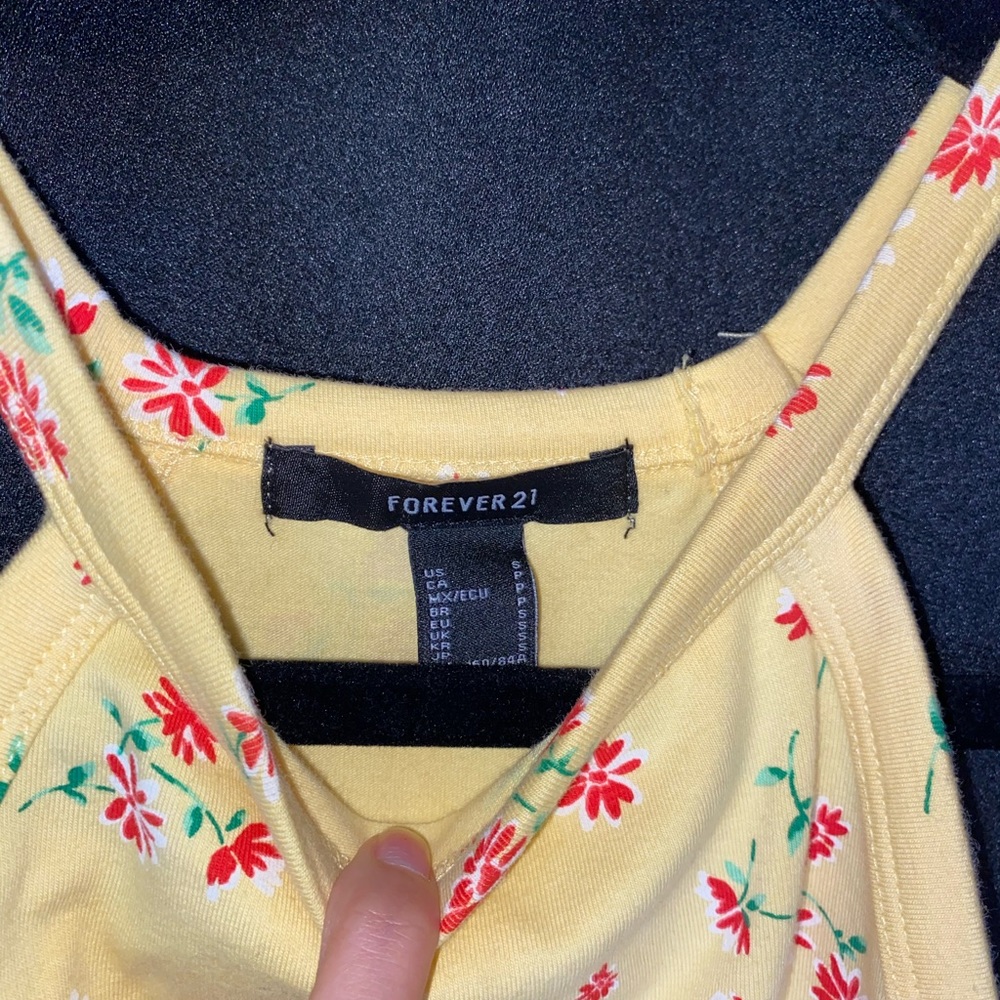 Yellow Floral Bodysuit